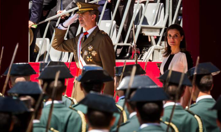 Los Reyes presiden el 175 aniversario de la Guardia Civil