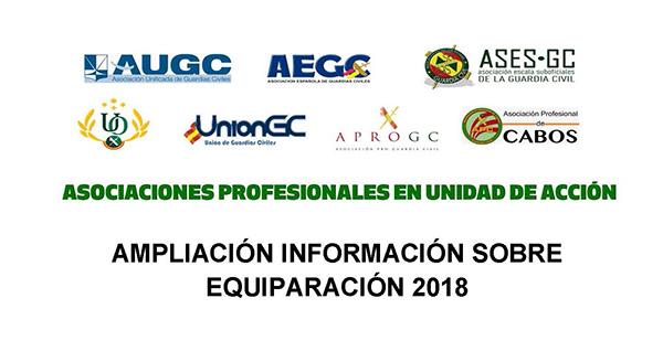 AMPLIACIÓN INFORMACIÓN SOBRE EQUIPARACIÓN 2018