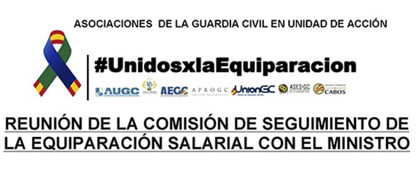 REUNIÓN DE LA COMISIÓN DE SEGUIMIENTO DE LA EQUIPARACIÓN SALARIAL CON EL MINISTRO