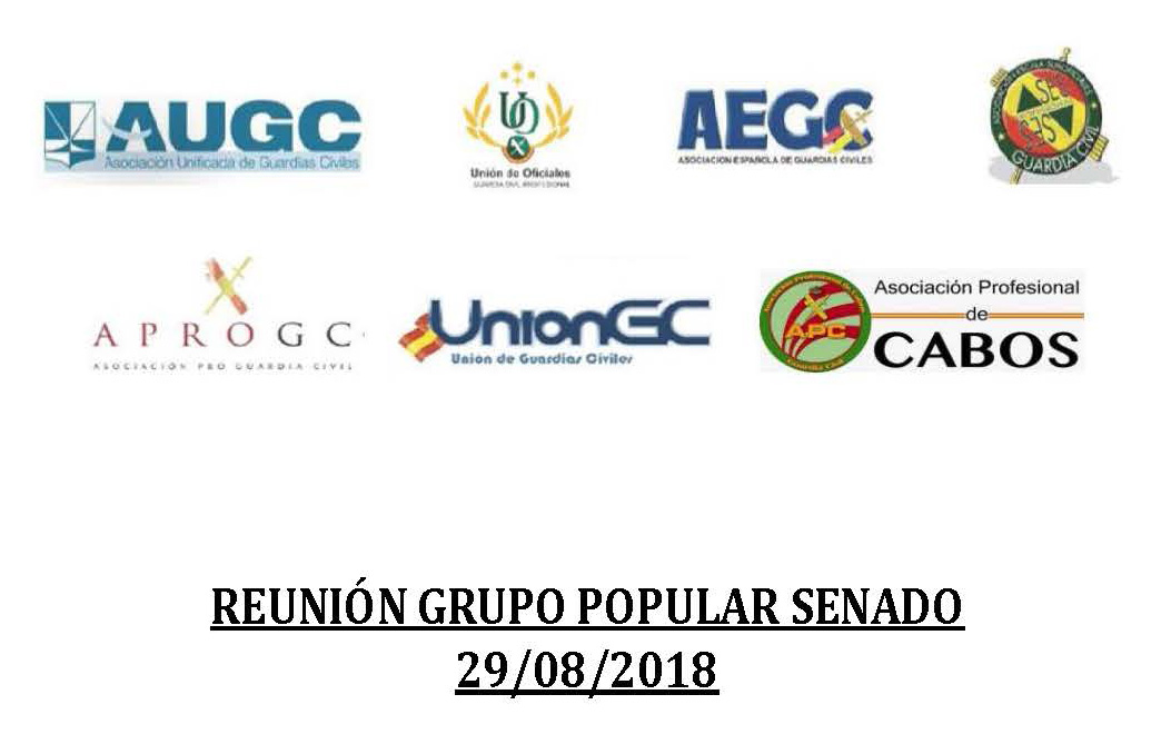 REUNIÓN CON EL GRUPO POPULAR EN EL SENADO