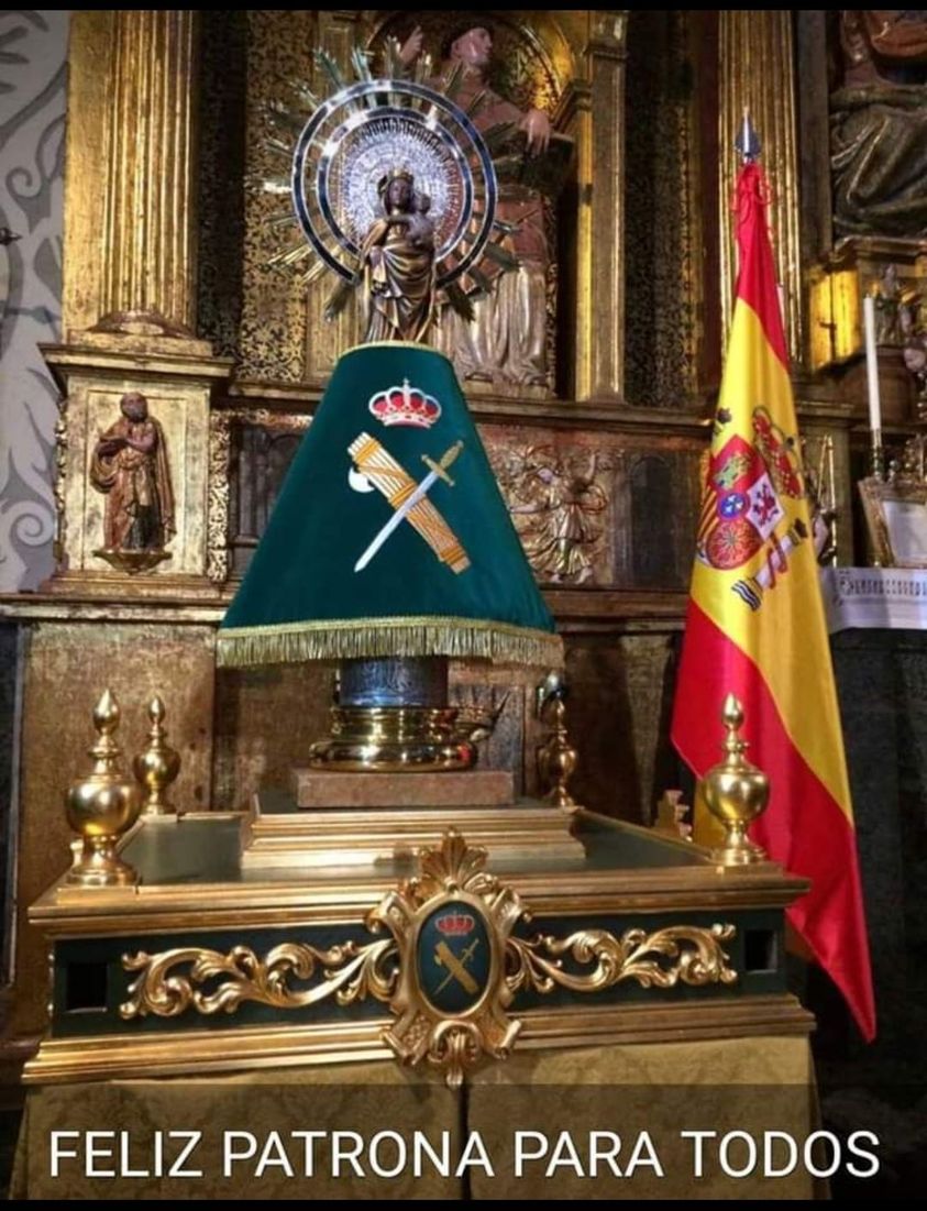 FELIZ DÍA DEL PILAR, PATRONA DE LA GUARDIA CIVIL