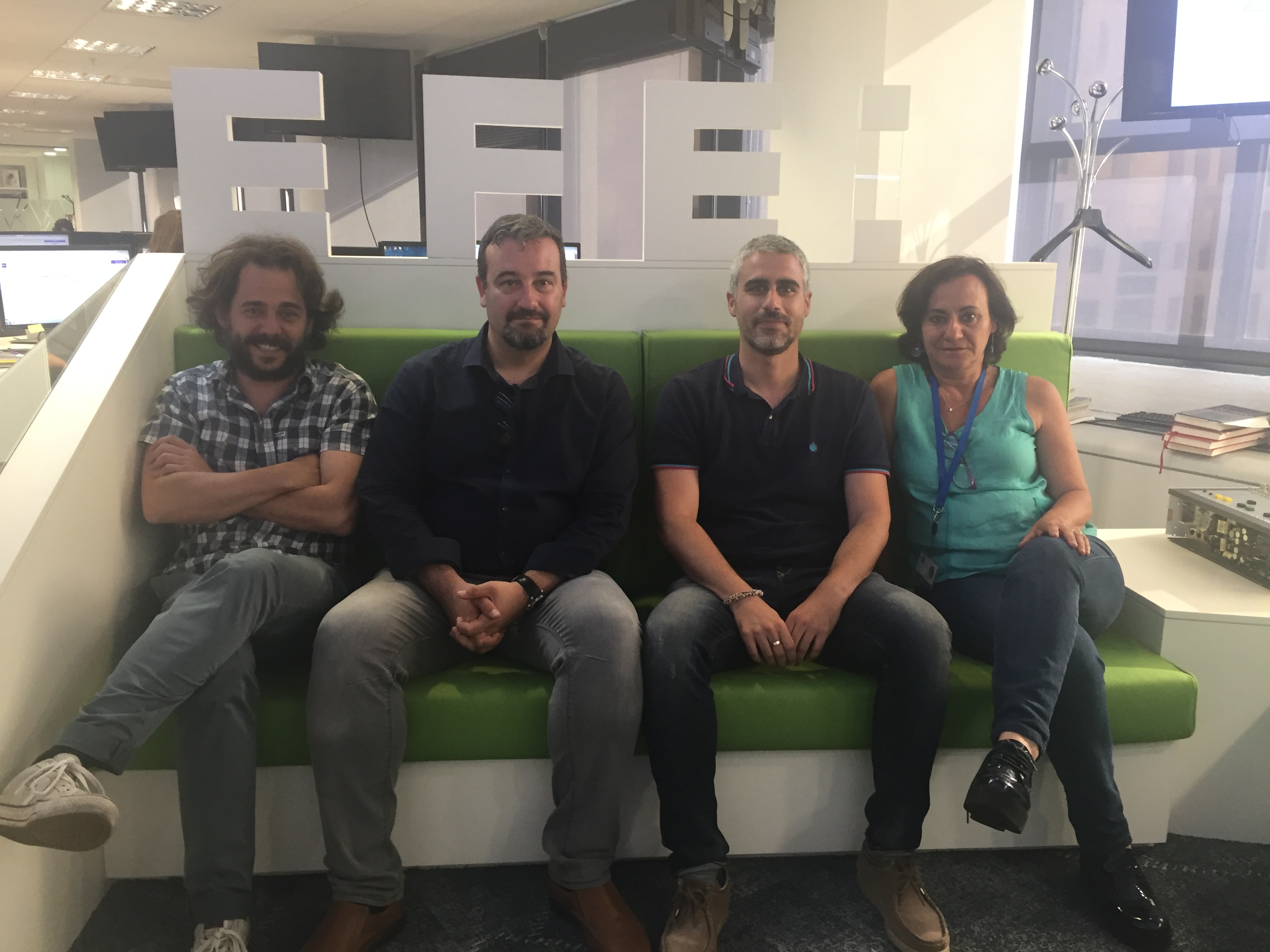 Reunión en la Agencia EFE