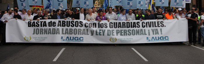 MANIFESTACIÓN DE GUARDIAS CIVILES ¿LA HISTORIA SE REPITE?