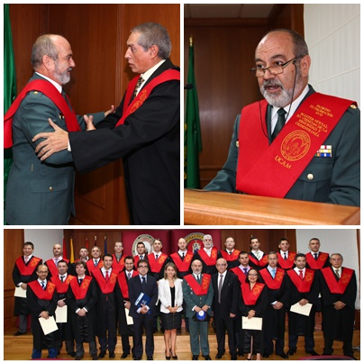 AGRADECIMIENTO AL CORONEL D. JOSÉ ORTEGA, JEFE DE LA V ZONA, POR EL APADRINAMIENTO DE LA III PROMOCIÓN DEL MÁSTER EN CIENCIAS DE LA SEGURIDAD Y CRIMINOLOGÍA