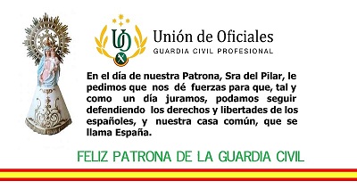 FELIZ PATRONA DE LA GUARDIA CIVIL