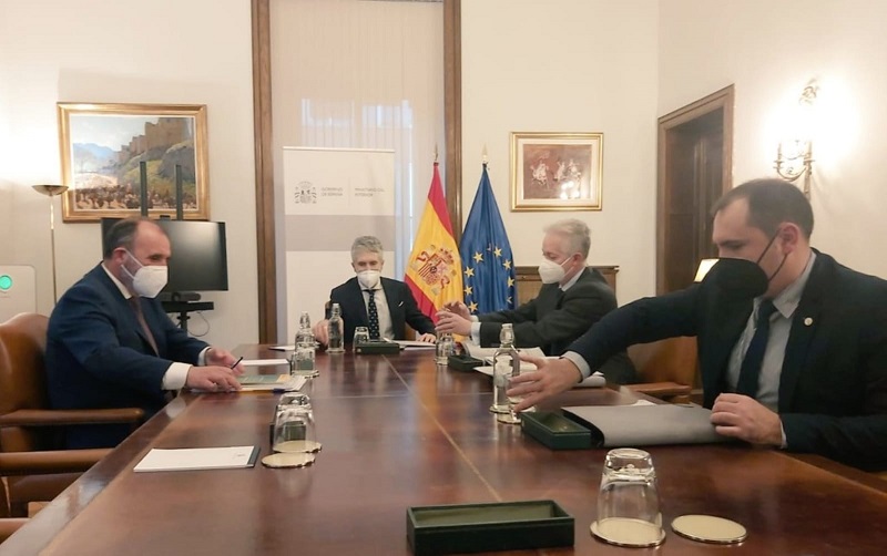 REUNIÓN DEL MINISTRO DEL INTERIOR CON REPRESENTANTES ASOCIACION PROFESIONAL UNIÓN DE OFICIALES