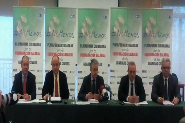 Asociaciones de la Guardia Civil buscan equiparar su salario con otros cuerpos policiales