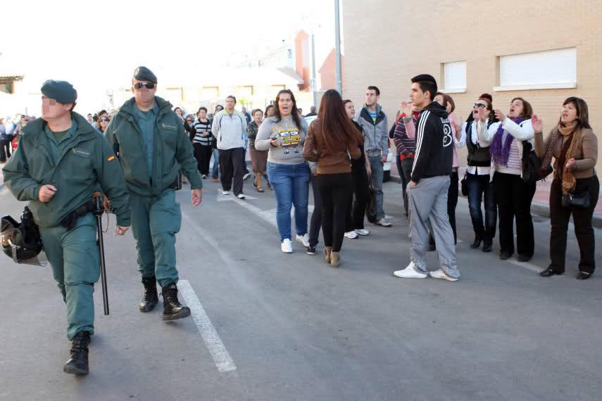 La buena dirección del dispositivo de seguridad en Majadahonda evitó incidentes más graves
